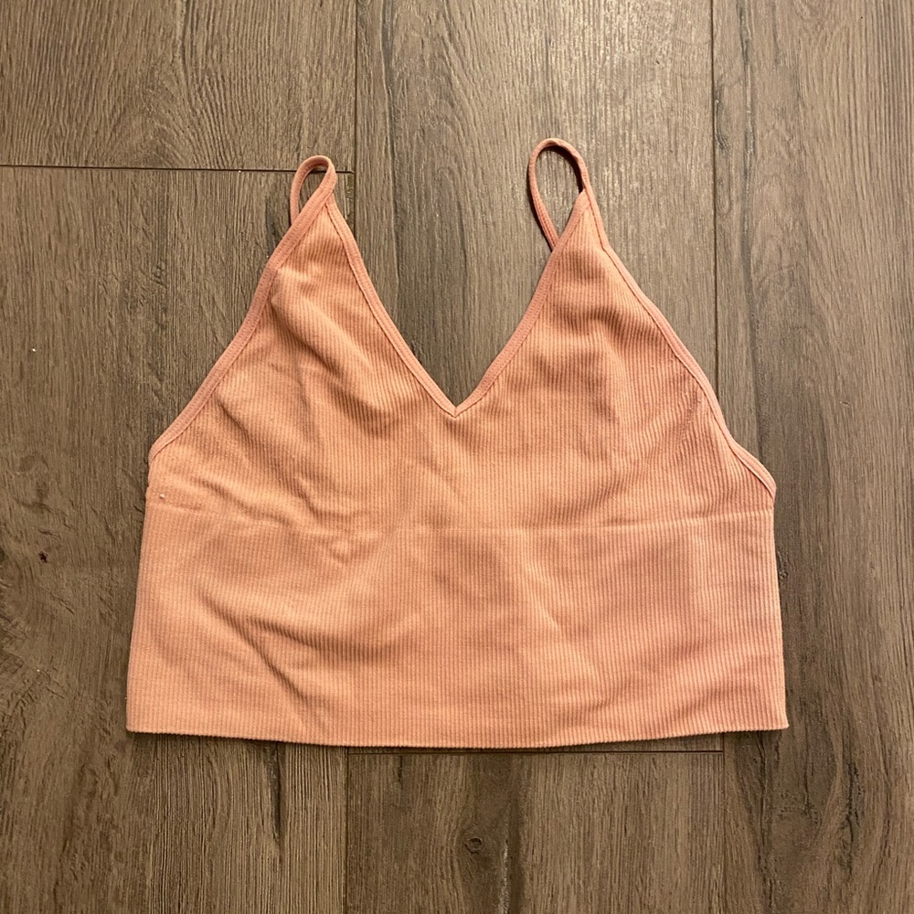 Dynamite Seamless Ribbed Bra Top